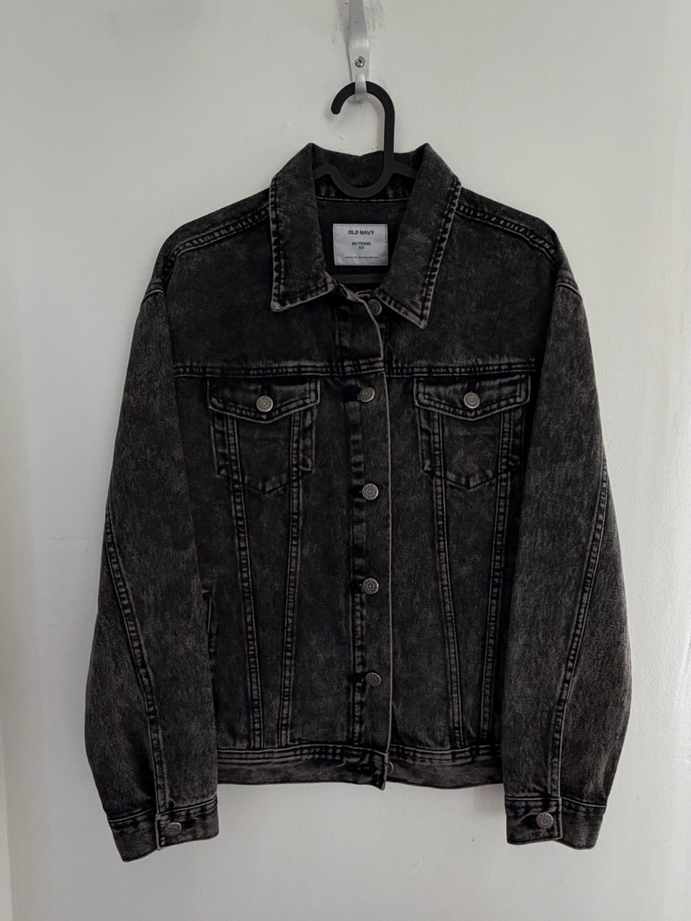 Old Navy Black Jean Jacket for women size XS